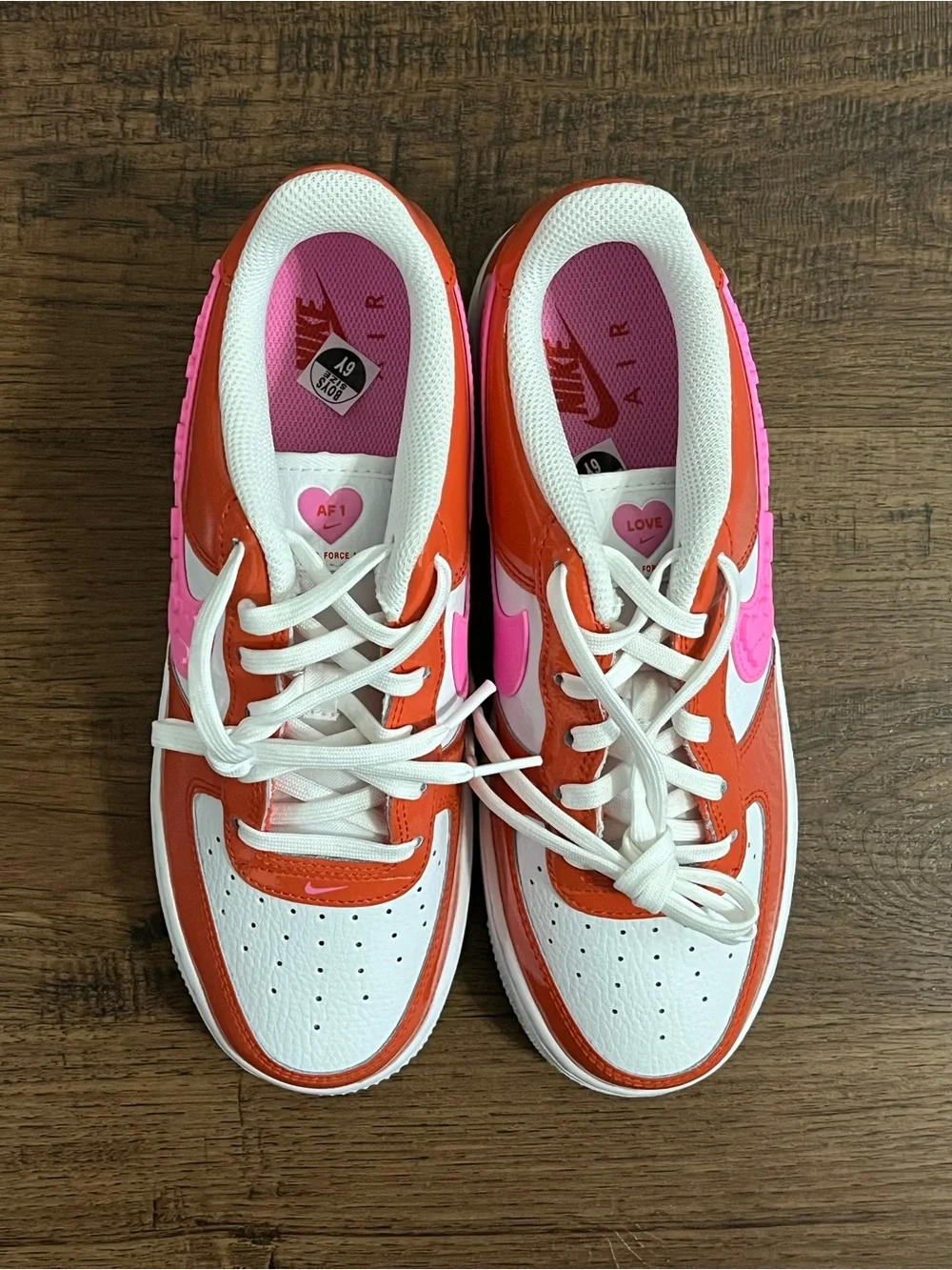 Nike Air Force 1 Low GS ‘Valentines Day’ (size 6y/wmns 7.5)